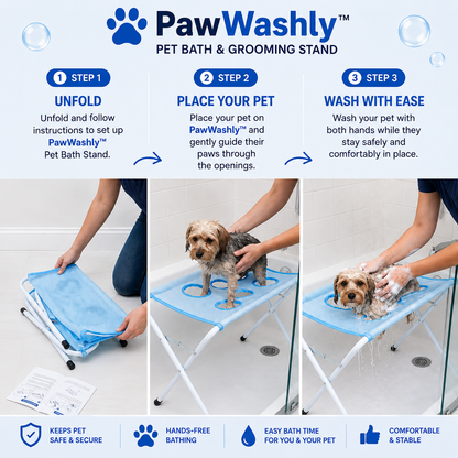 PawWashly™ Haustierwaschstation