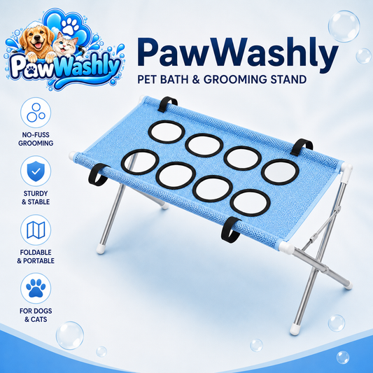 Estación de baño para mascotas PawWashly™